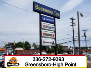 Commercial Locksmith for Tire Company Greensboro NC